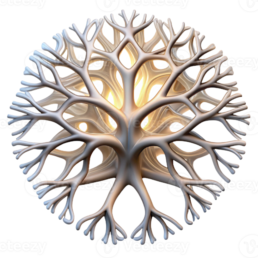 dramatic modern A network of branching fractal patterns, resembling lightning or tree roots, intricate and organic, mathematical art style, lit by a subtle, ambient light authentic png