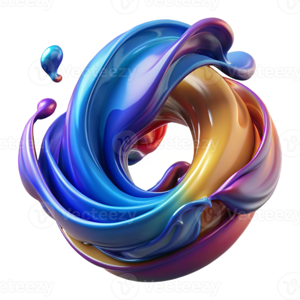 impressive rustic A dynamic flow of liquid paint, swirling and mixing, colorful and abstract, action painting style authentic png