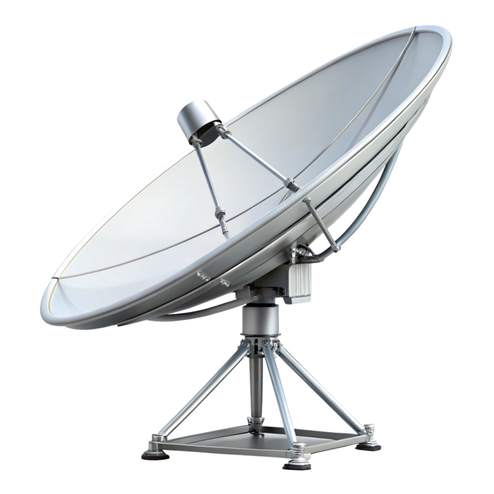 High performance Satellite Dish Antenna for Telecommunications and Broadcasting png