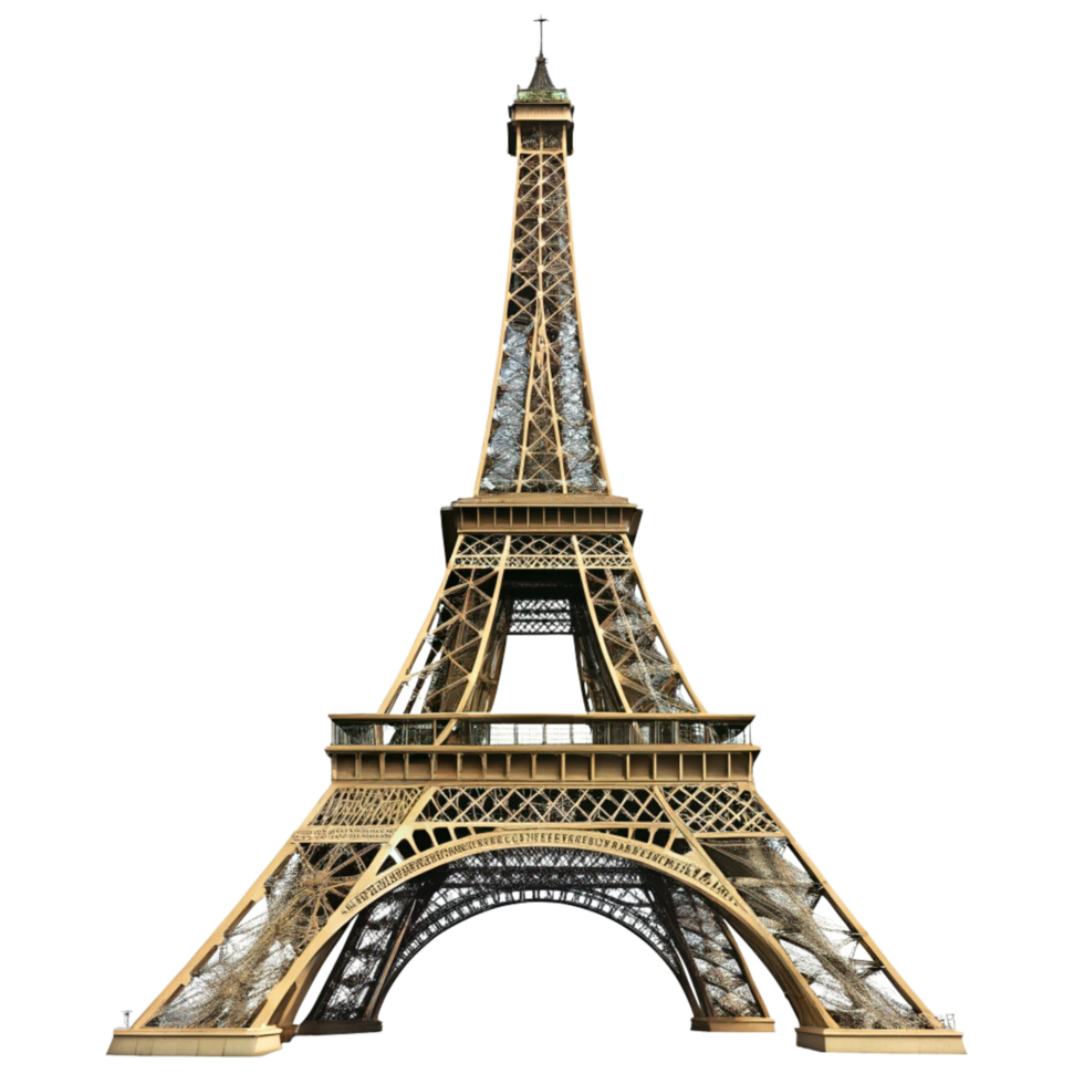 The Eiffel Tower A Majestic Parisian Landmark Famous for its Architectural Design and Global Recognition png
