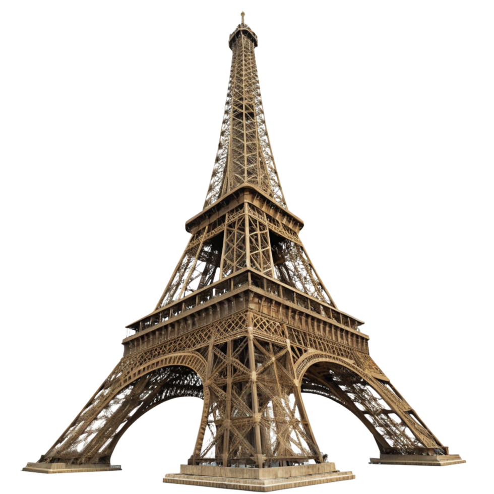 A Majestic View of the Eiffel Tower in Paris France a Symbol of Romance and Engineering Marvel png