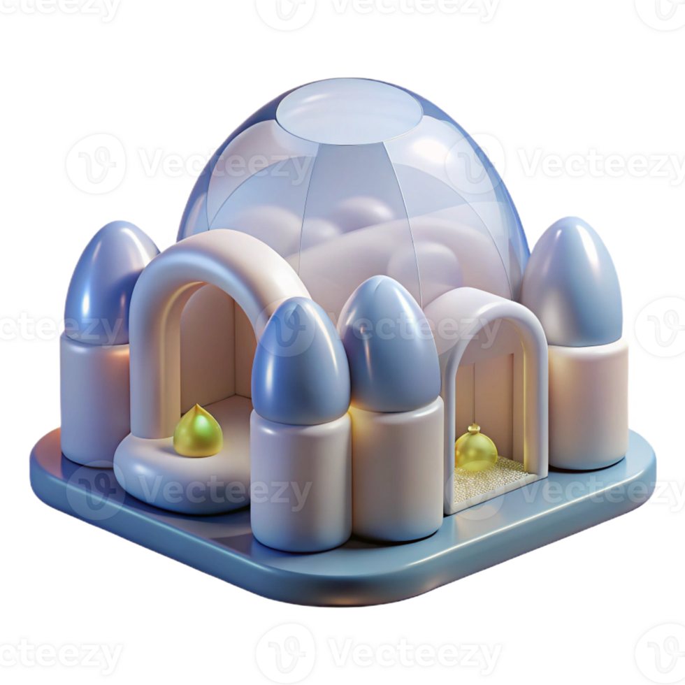 elegant traditional Inflatable architecture, temporary structures, translucent materials, diffused light exclusive png