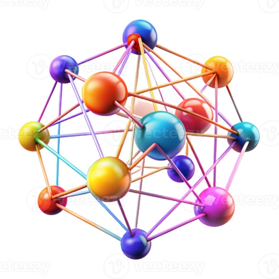 elegant modern A network of interconnected nodes and lines, pulsing with vibrant colors, representing global data flow, illuminated by a dynamic, shifting light, abstract digital art style authentic png