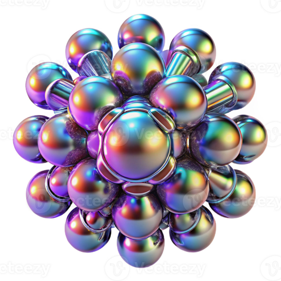 impressive minimalist A swarm of nanobots forming a complex, evolving shape, shimmering with iridescent colors, lit by a dynamic, shifting light, abstract digital art style original png