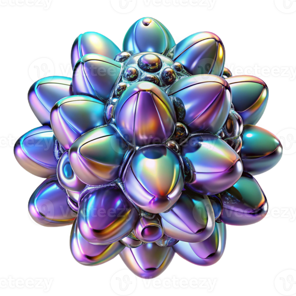 dramatic abstract A swarm of nanobots forming a complex, evolving shape, shimmering with iridescent colors, lit by a dynamic, shifting light, abstract digital art style authentic png