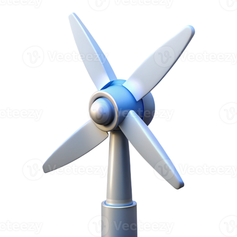 magnificent rustic A wind turbine generating energy, sleek and modern design, rotating blades against a clear sky, lit by a bright white light, technical illustration style detailed png