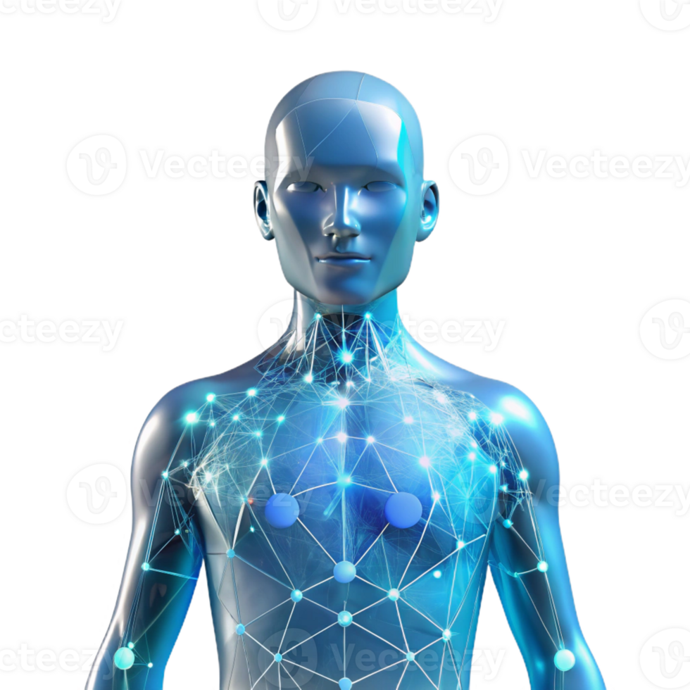 magnificent creative A Transparent Human Figure Filled with high quality png
