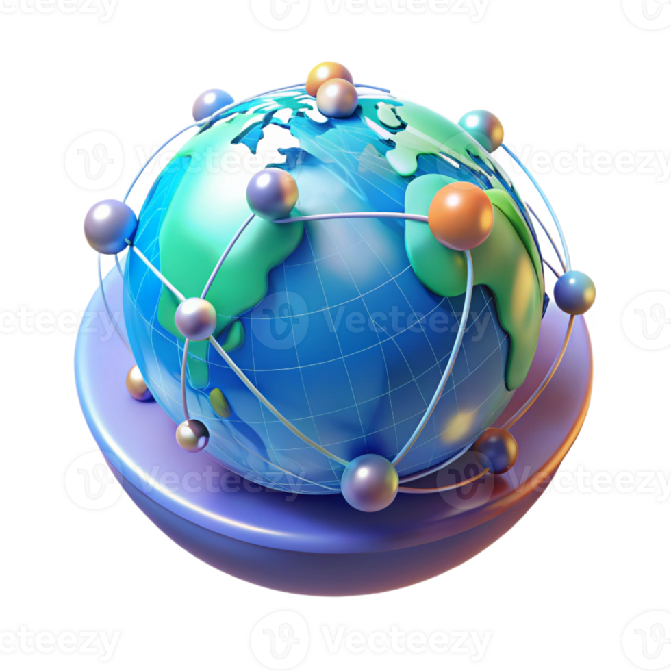 wonderful traditional A Holographic Projection of Earth with 4K png