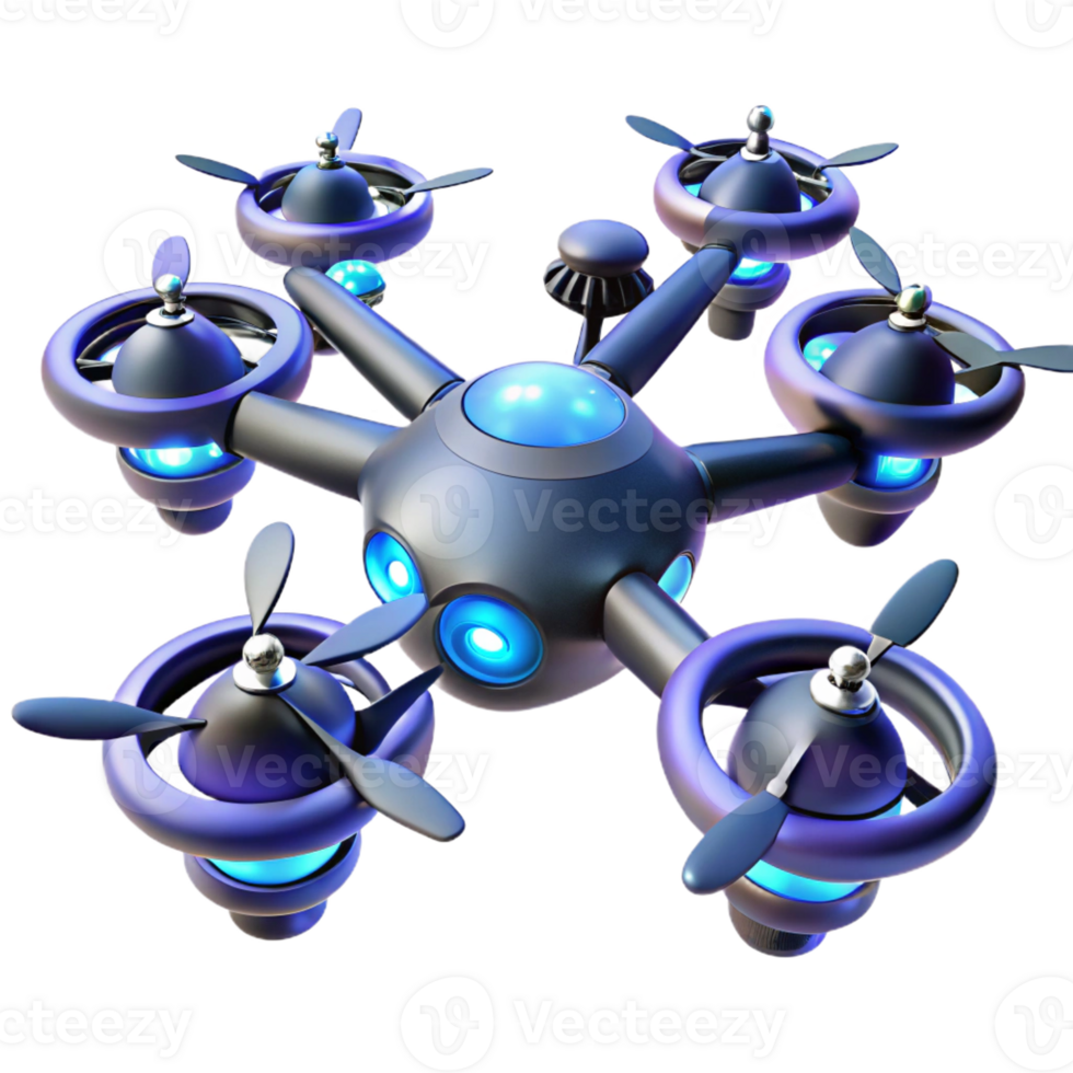 wonderful creative A Group of Drones Forming a Complex genuine png