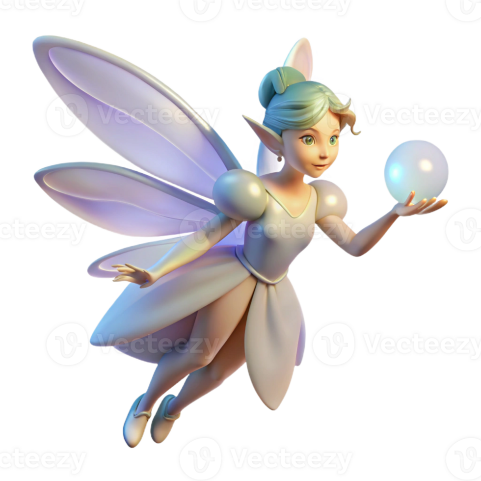 vibrant traditional A Delicate Fairy with Gossamer Wings detailed png