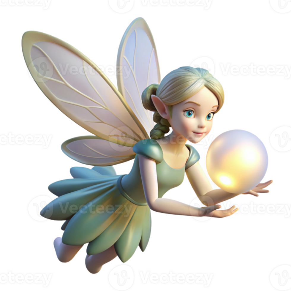impressive traditional A Delicate Fairy with Gossamer Wings 4K png