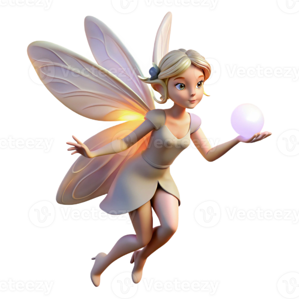 beautiful contemporary A Delicate Fairy with Gossamer Wings authentic png