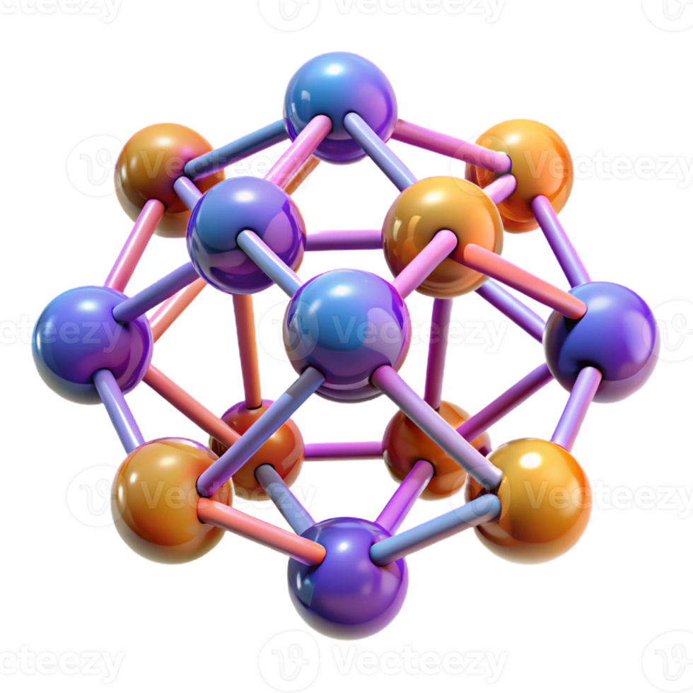 vibrant artistic A Network of Interconnected Nodes premium png