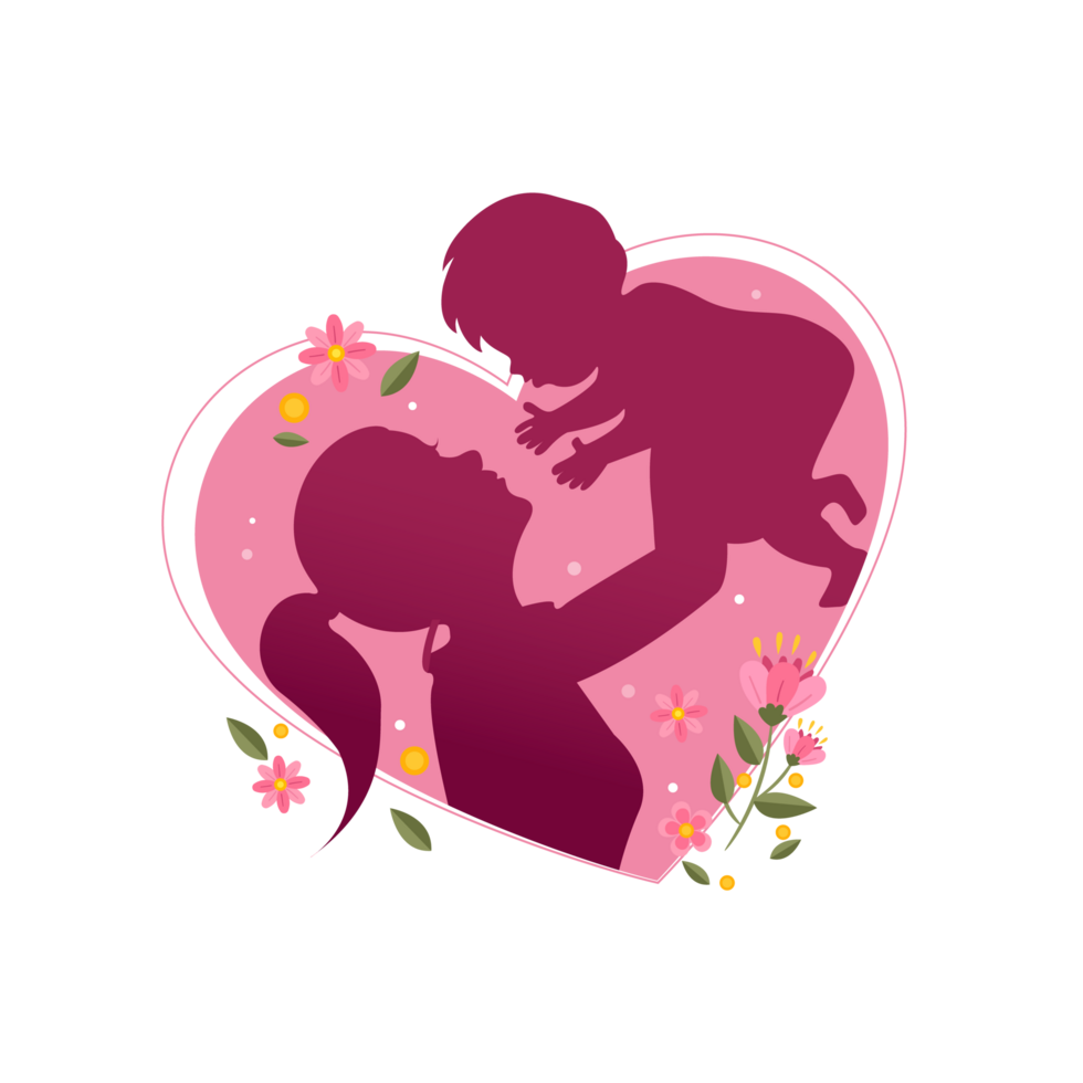 Mothers Day Hug transparent image. Mothers Day Mother And son image png