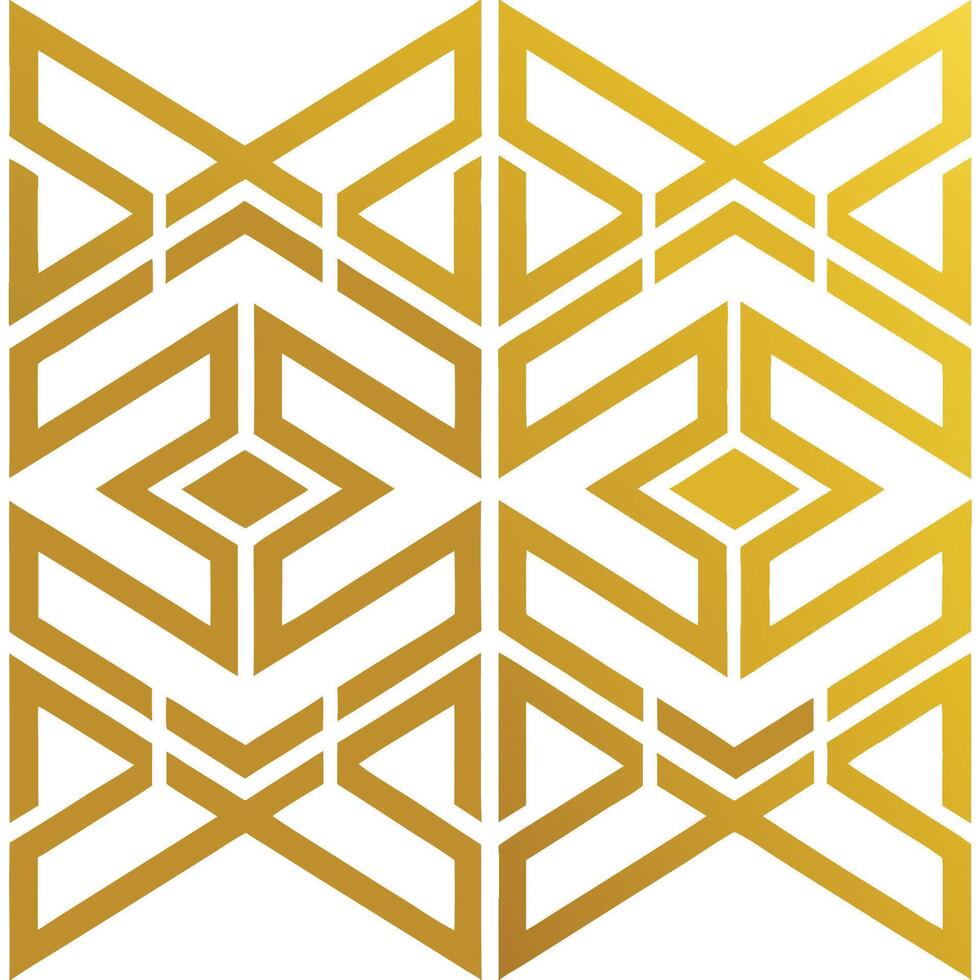 Shimmering White and Gold Geometric Pattern for Modern Backgrounds vector