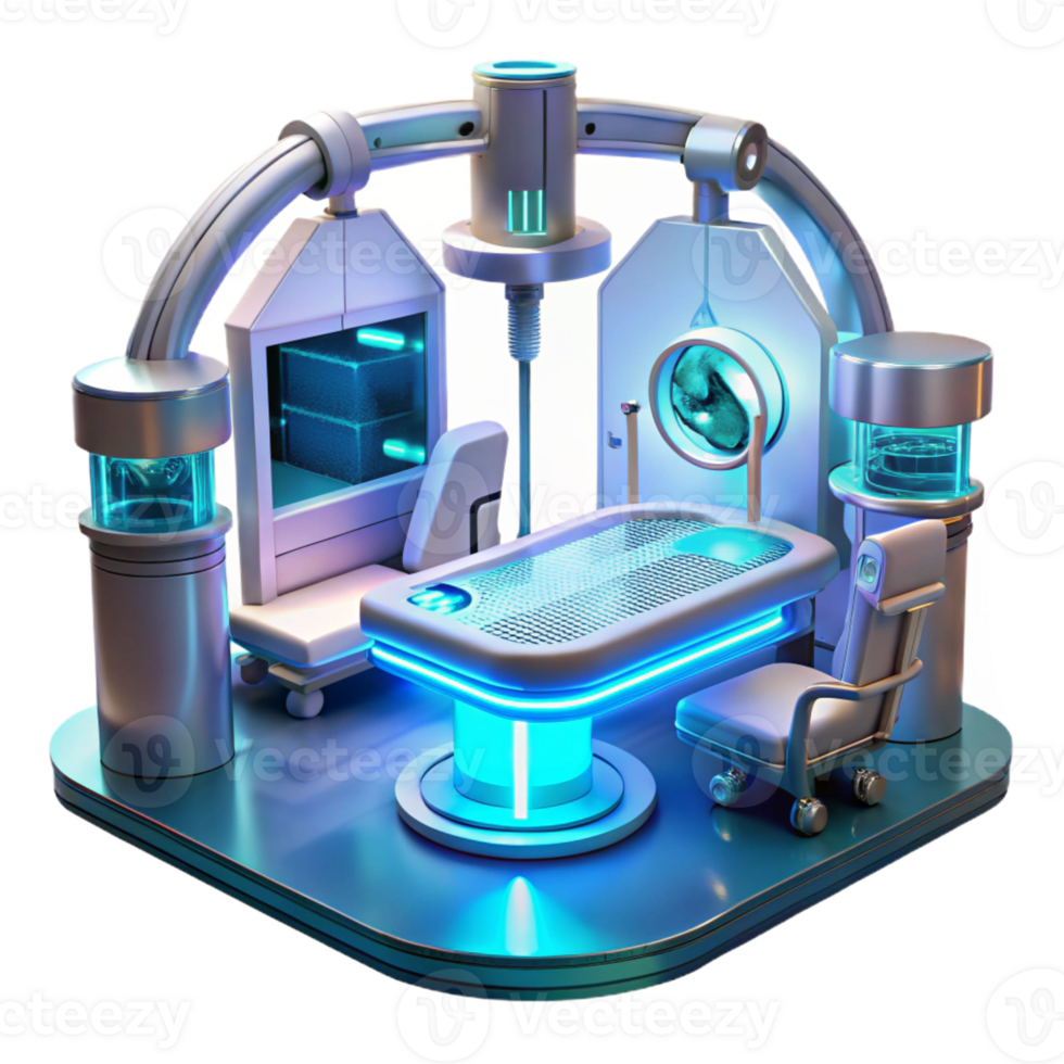 extraordinary classic A Futuristic Operating Room with detailed png