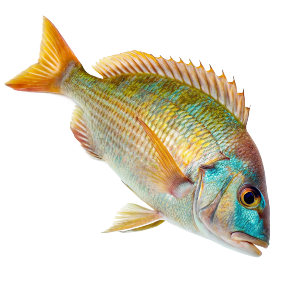 A Vividly Colored Fish with Strikingly Beautiful Fins and Scales png