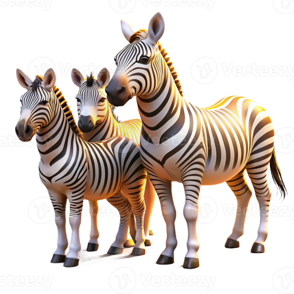 extraordinary classic A Group of Zebras Grazing in the African professional png