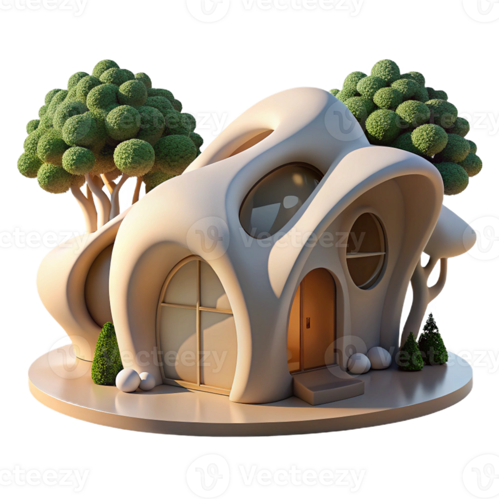 magnificent contemporary Organic Architecture Home Dappled original png