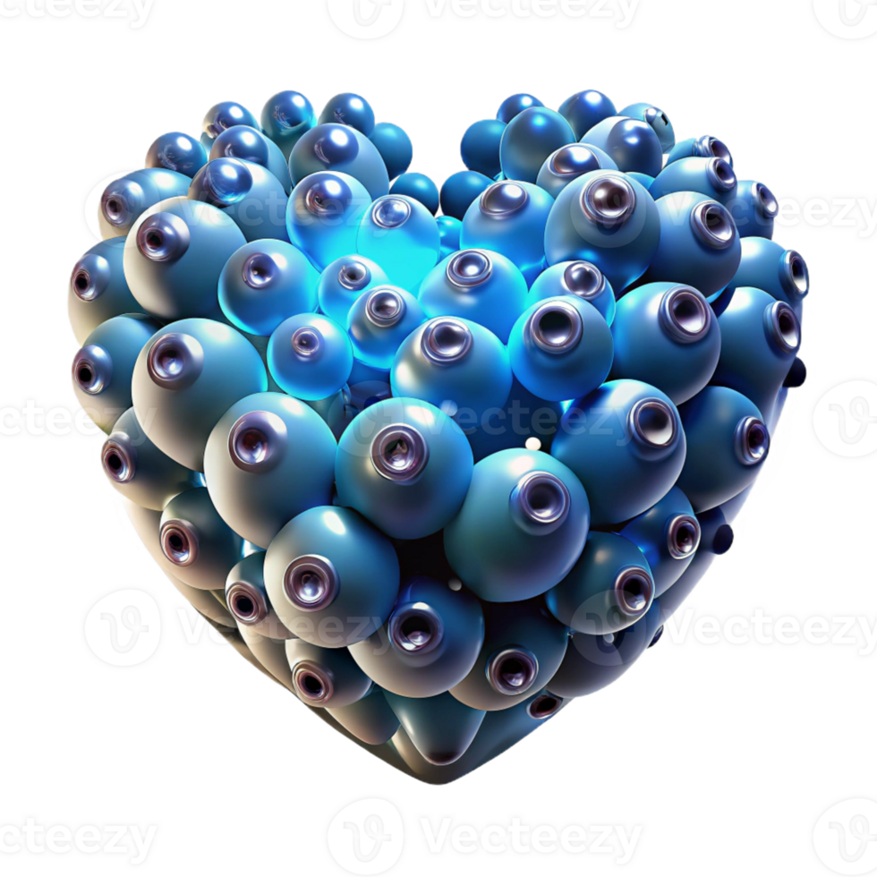extraordinary classic A swarm of nanobots forming the shape of a human heart, illuminated by microscopic bioluminescence, in a scientific, realistic style high resolution png