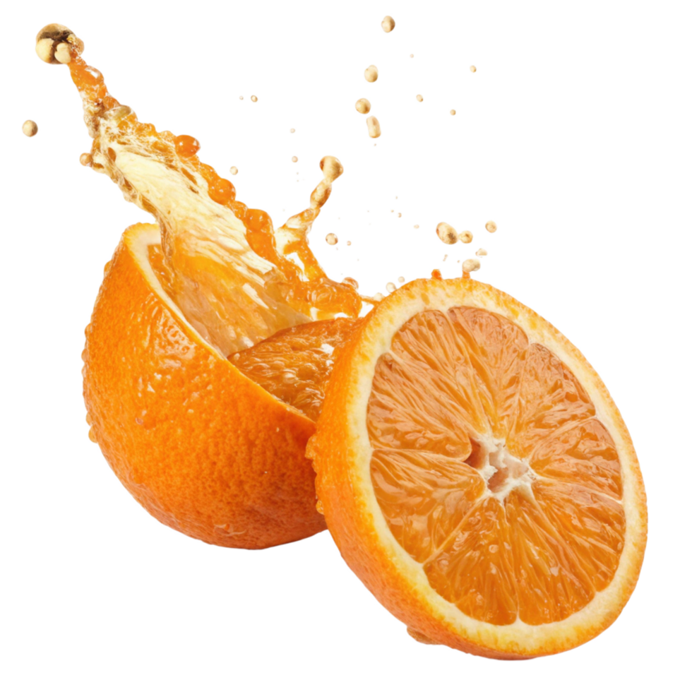 A Splashing Orange Delight Freshly Squeezed Citrus Burst png