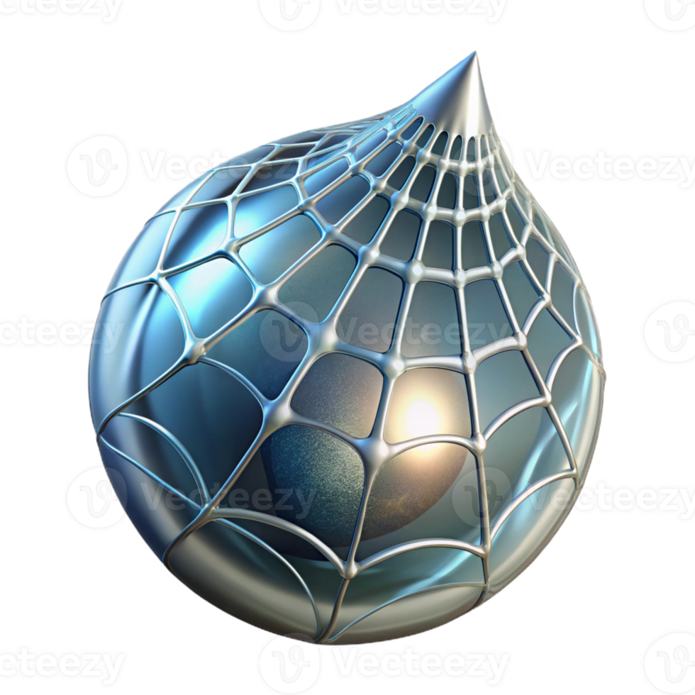 impressive abstract A close-up of a dewdrop on a spiderweb, sparkling in the sunlight, macro photography detailed png