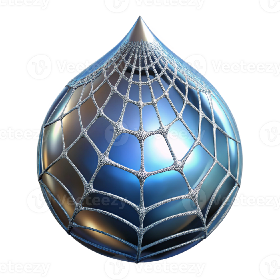 magnificent creative A close-up of a dewdrop on a spiderweb, sparkling in the sunlight, macro photography high quality png