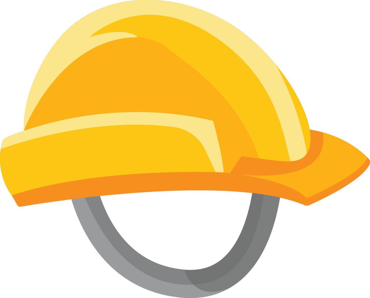 Yellow Safety Helmet vector