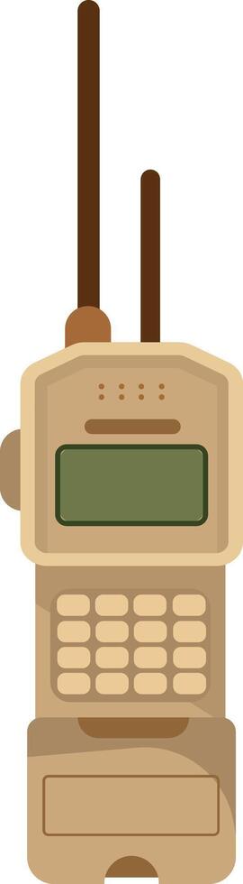 Military Two Way Radio for Communication vector