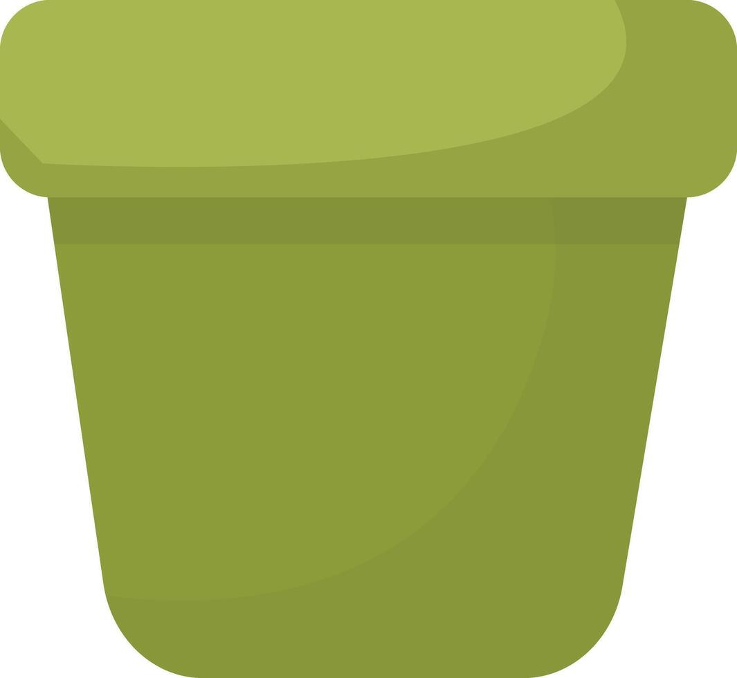 Single Plant Pot for Flowers vector