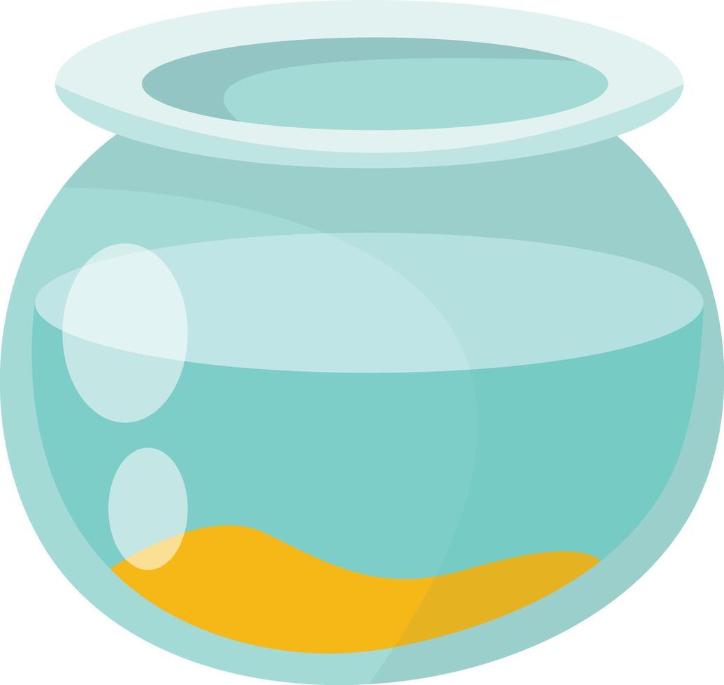 Fishbowl with Goldfish vector