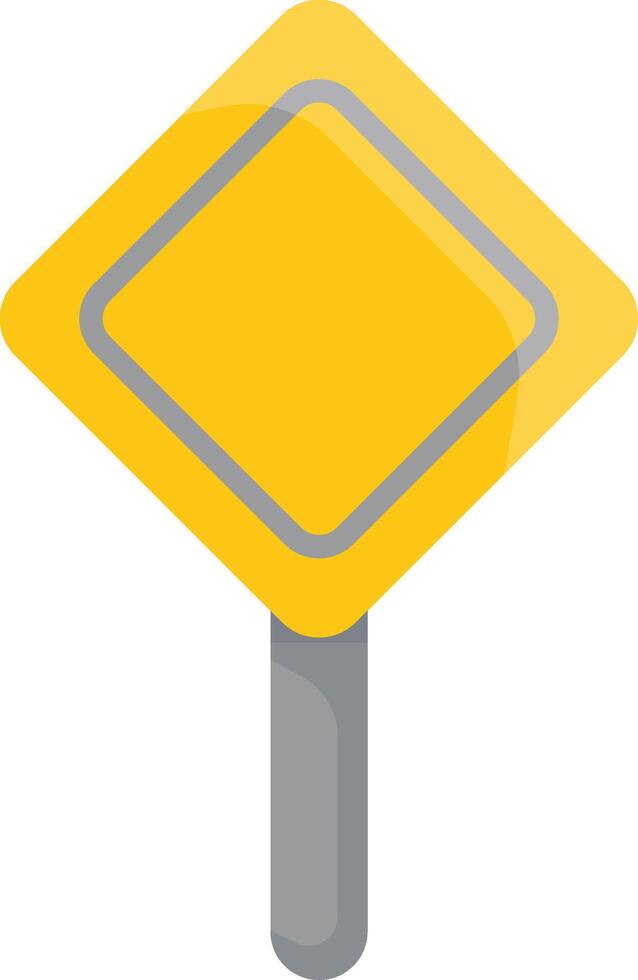 Yellow Stop Sign vector