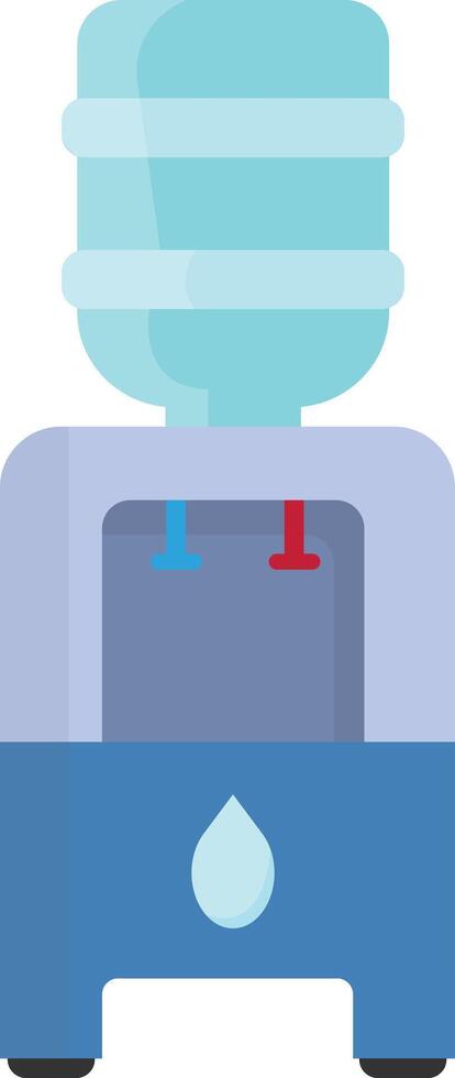 Water Dispenser with Bottle vector