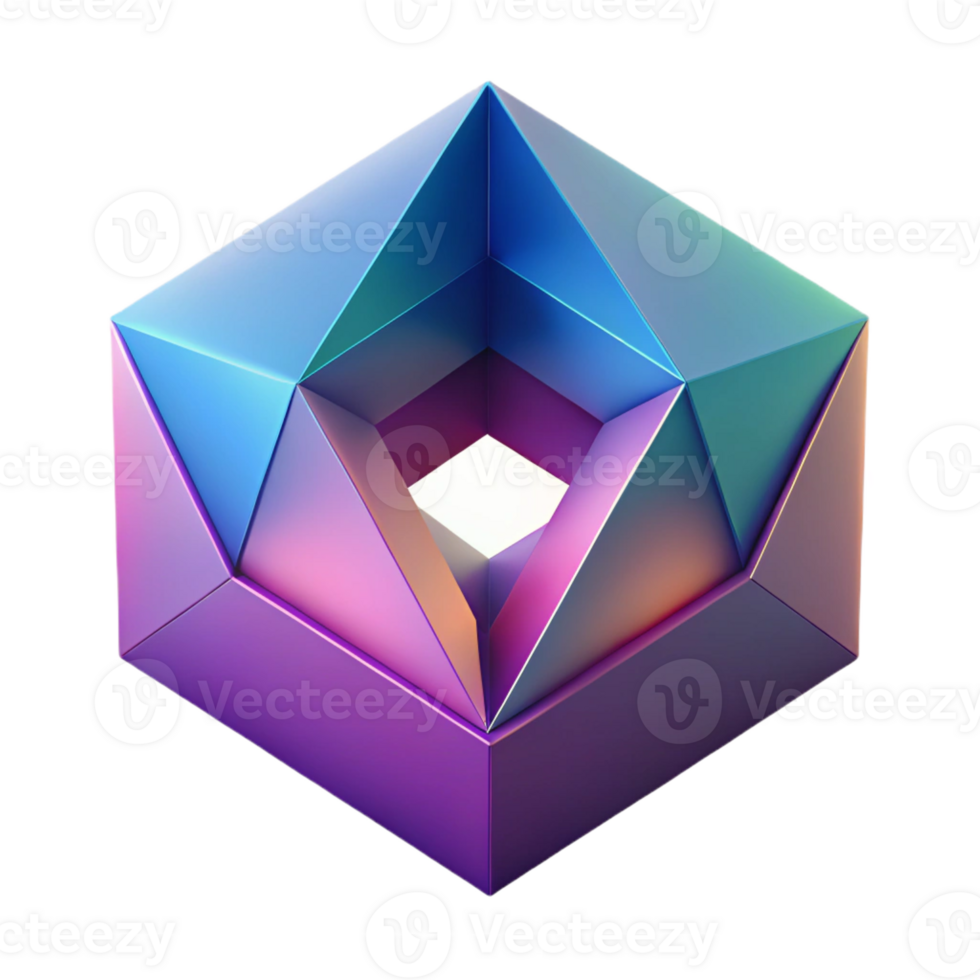 beautiful classic A series of overlapping, geometric shapes with gradient color transitions, creating a sense of depth and dimension, in a minimalist, abstract style professional png