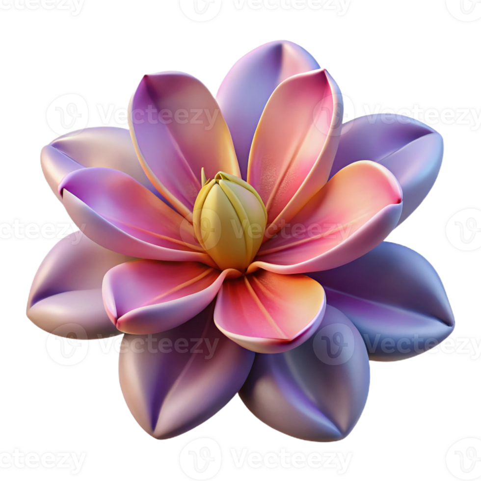 extraordinary traditional A close-up view of a flower's intricate petals and stamen, with vibrant, contrasting colors and a soft, diffused light, in a botanical, abstract style high quality png