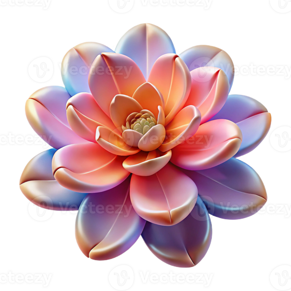 dramatic minimalist A close-up view of a flower's intricate petals and stamen, with vibrant, contrasting colors and a soft, diffused light, in a botanical, abstract style authentic png