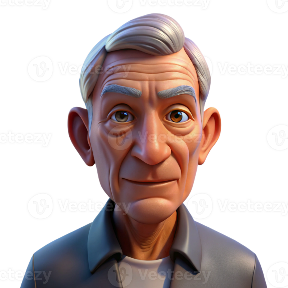 elegant minimalist Portrait of an elderly man with deep wrinkles and a weathered face, illuminated by a single, harsh spotlight from above, in a gritty, photorealistic style high resolution png