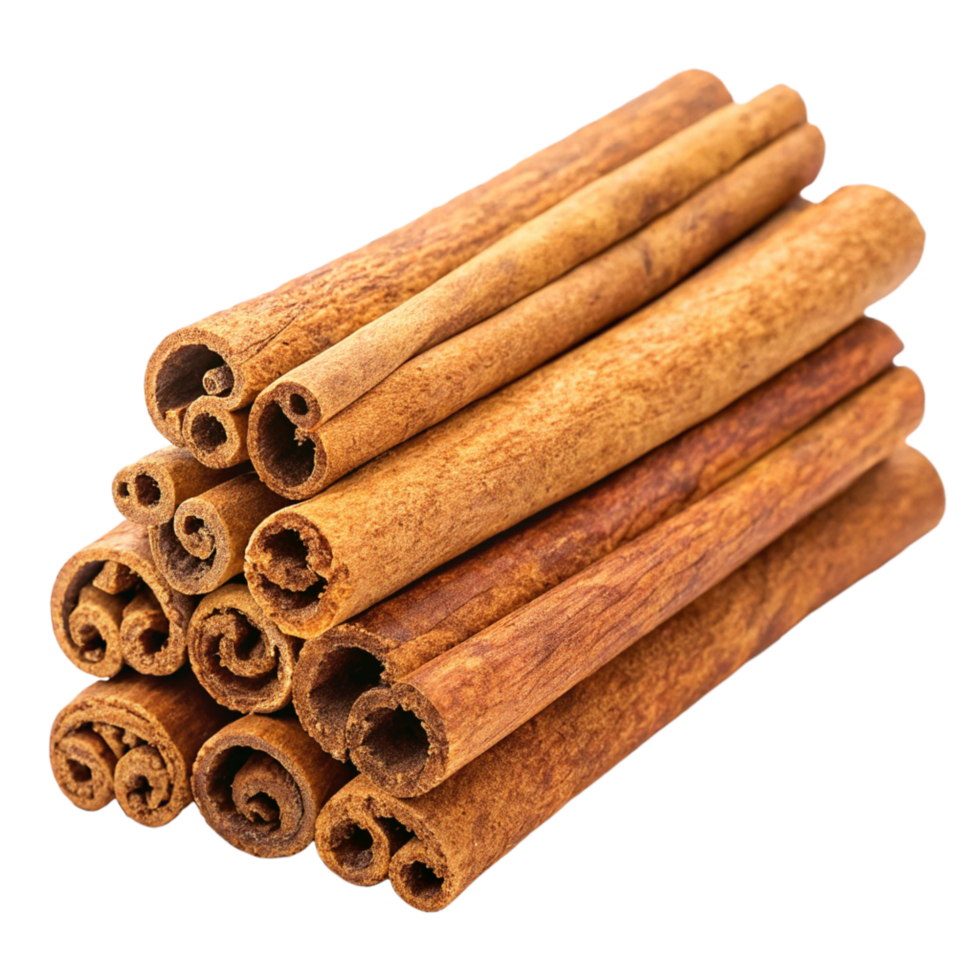 Aromatic Cinnamon Sticks Stacked for Baking and Cooking png