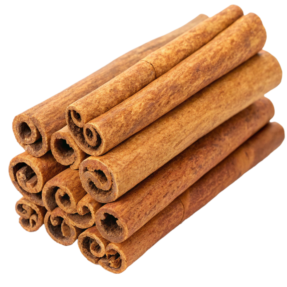 Aromatic Bundle of Cinnamon Sticks for Baking and Cooking png