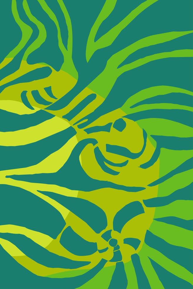 Abstract Animal skin pattern Chameleon blue green yellow color vector