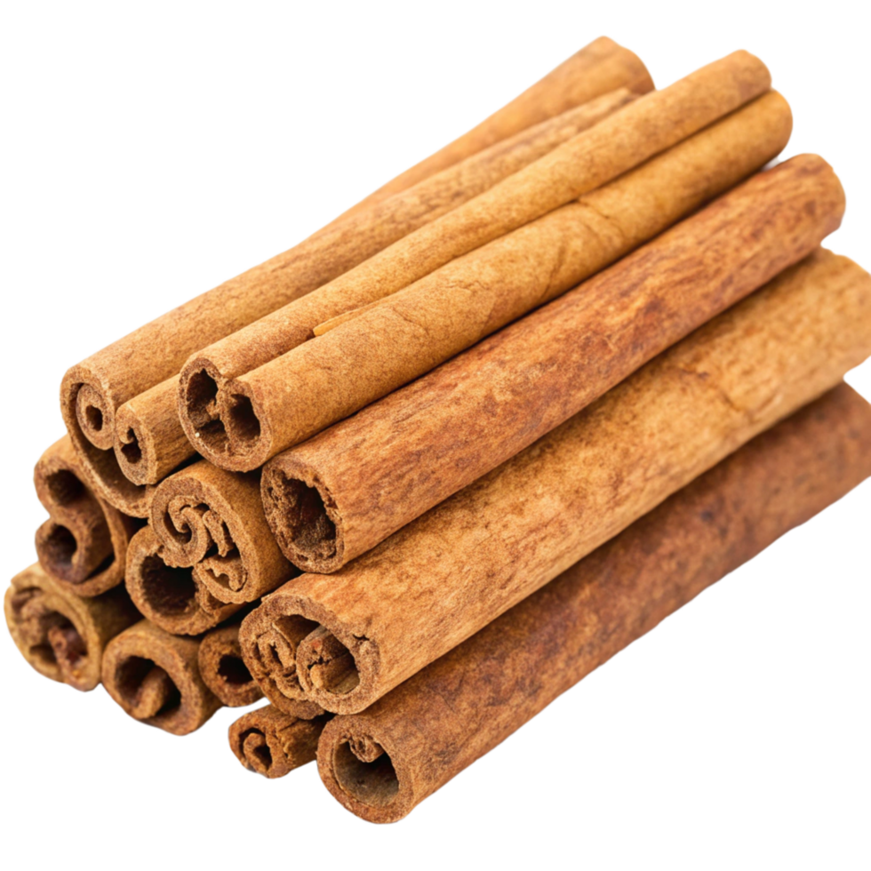 Aromatic Bundle of Cinnamon Sticks Ready for Baking and Cooking png
