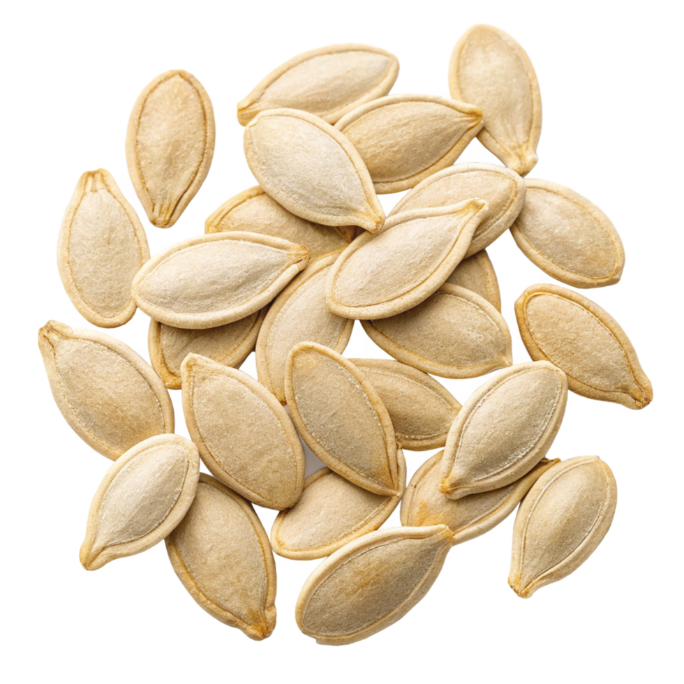 A Pile of Roasted Pumpkin Seeds Ready to Eat as a Healthy Snack png