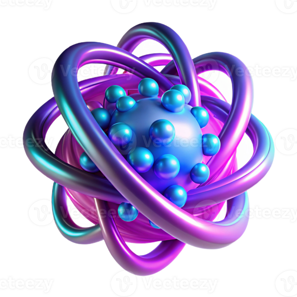 stunning abstract A quantum computer core emitting swirling particles of light, illuminated by pulsating magenta and cyan light. Abstract style high resolution png