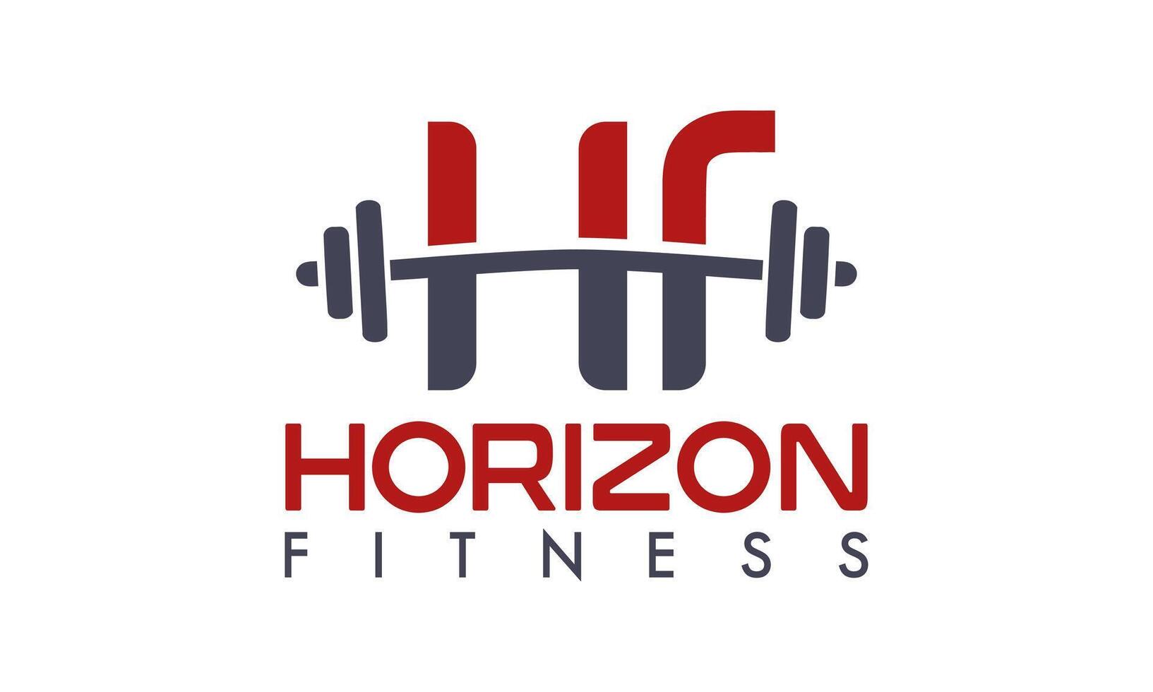 Creative HF Gym Logo vector