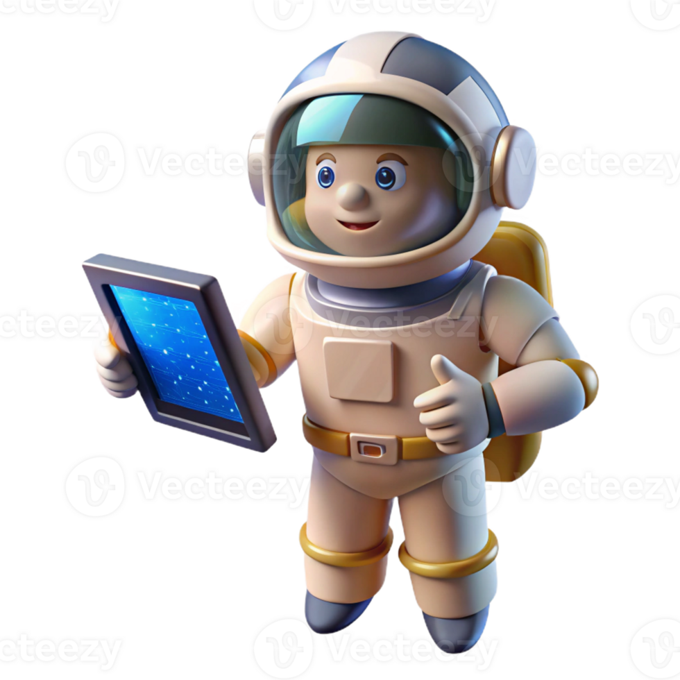 dramatic classic A lone astronaut floating in space, holding a transparent tablet displaying complex equations, sunlight glinting off the visor, rendered in a photorealistic style authentic png