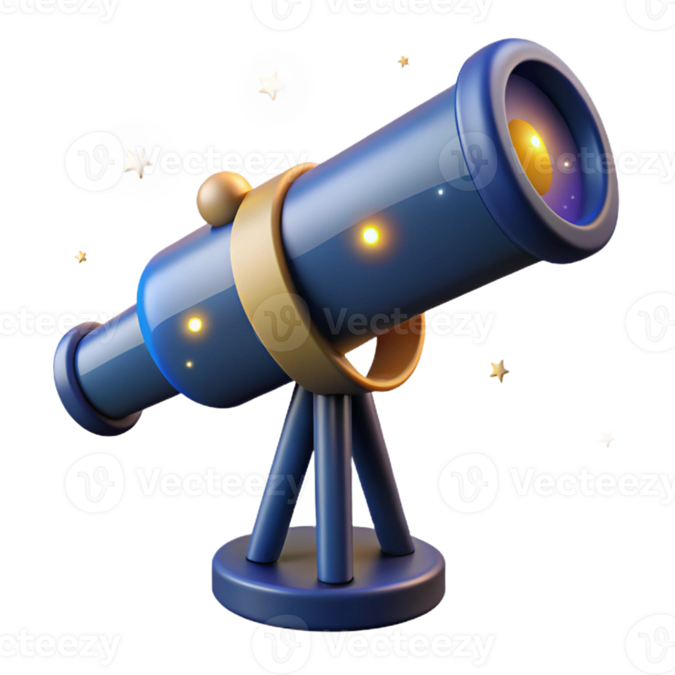 impressive creative A Telescope Pointed Towards the Night professional png