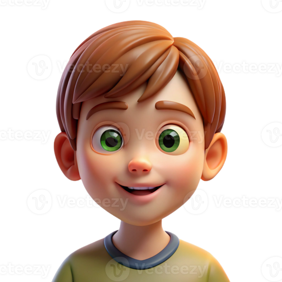 magnificent contemporary Portrait of a child with bright, curious eyes and a playful smile, lit by natural window light, in an impressionistic style authentic png