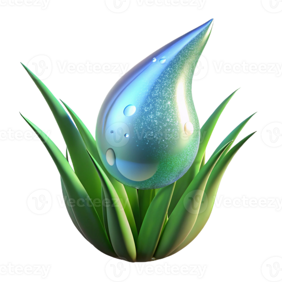 beautiful contemporary A sparkling dewdrop on a blade of grass, macro photography, morning light premium png
