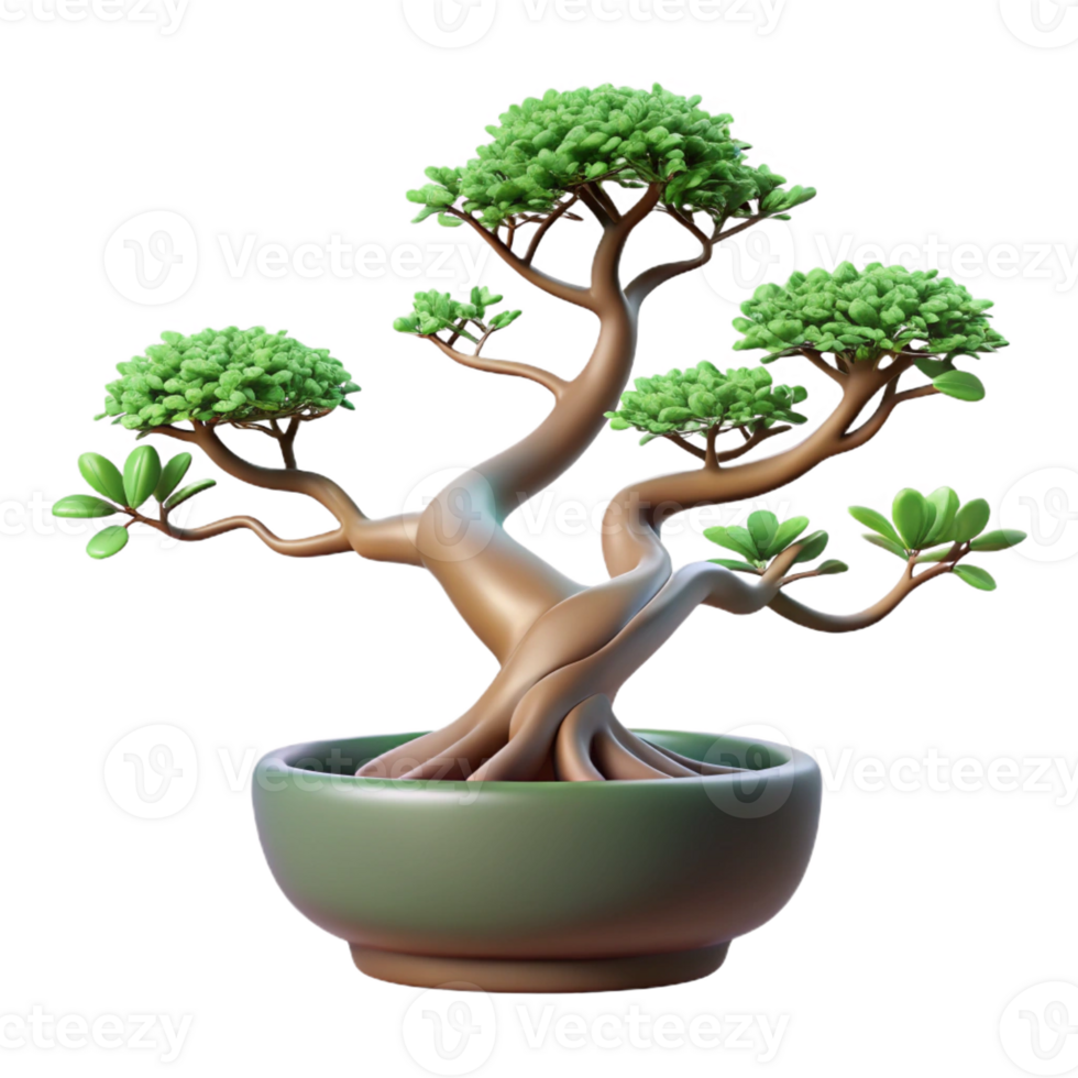 extraordinary vintage A bonsai tree, intricate branches and leaves, soft lighting, minimalist style high resolution png
