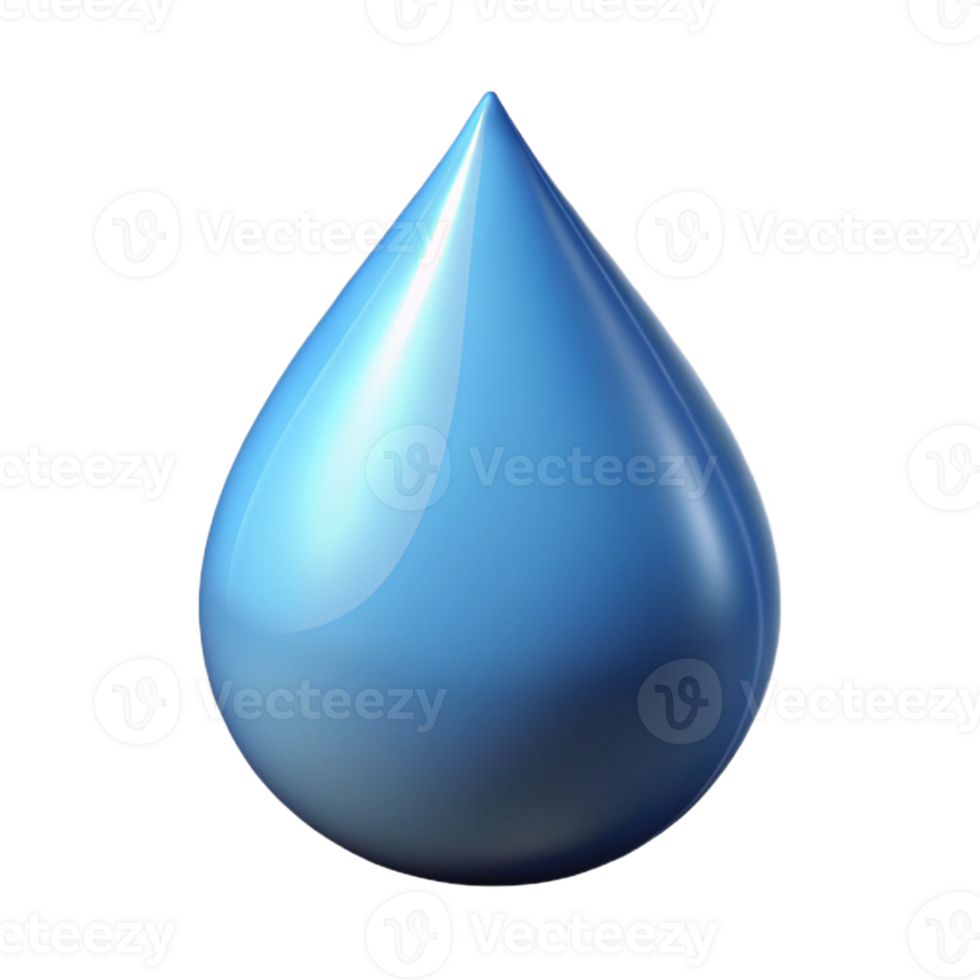 vibrant creative A single raindrop falling, close-up, studio lighting, photographic style authentic png